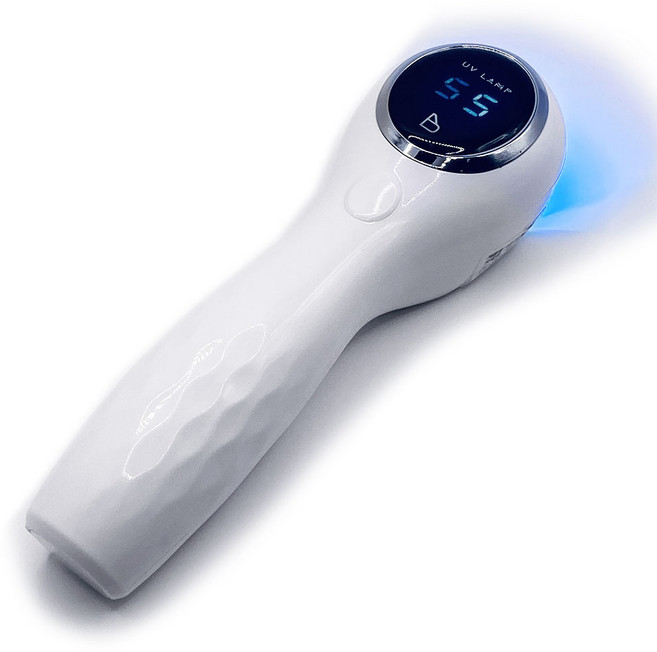 레드빈 LED UV 휴대용 젤네일램프, 화이트, 1개