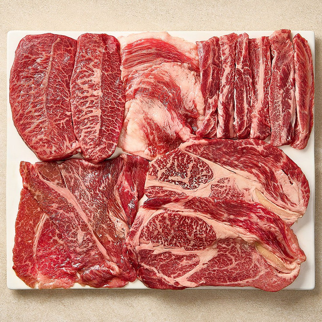 마장동 한우이츠 1++등급 한우선물세트, 1세트, 프리미엄 3호 (일반 감사장), 1kg