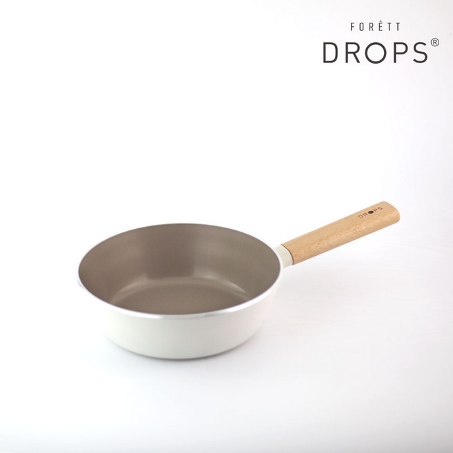 드롭스(포레) 인덕션 IH 아이보리 22cm 멀티팬, 1개