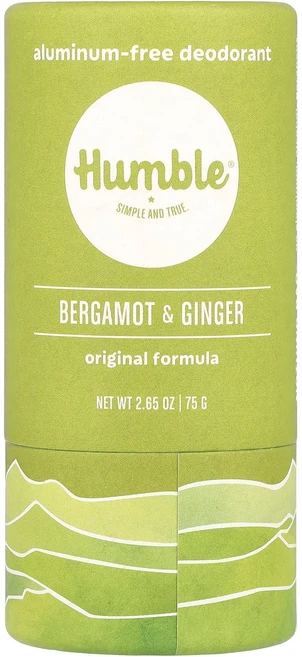Humble Brands 알루미늄 무함유 데오드란트 베르가모트 & 생강 75g(2.65oz), HumbleBrands알루미늄무함유데오드란트베르가모트생, 75g, 1개 - 쿠팡