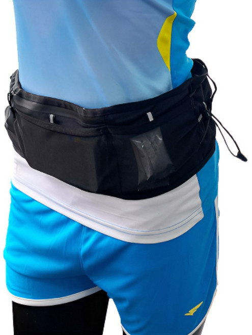 CielD 다기능 초경량 트레일러닝 힙색 플립벨트, 블랙, 1개