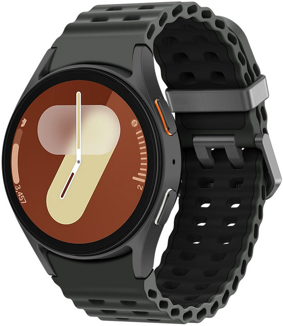 고신 갤럭시워치 7 호환 6 5 4 마린 무늬 클래식 스트랩 방수성 스포츠 밴드 40mm 44mm 45mm 43mm 47mm 42mm 46mm, 차콜/블랙