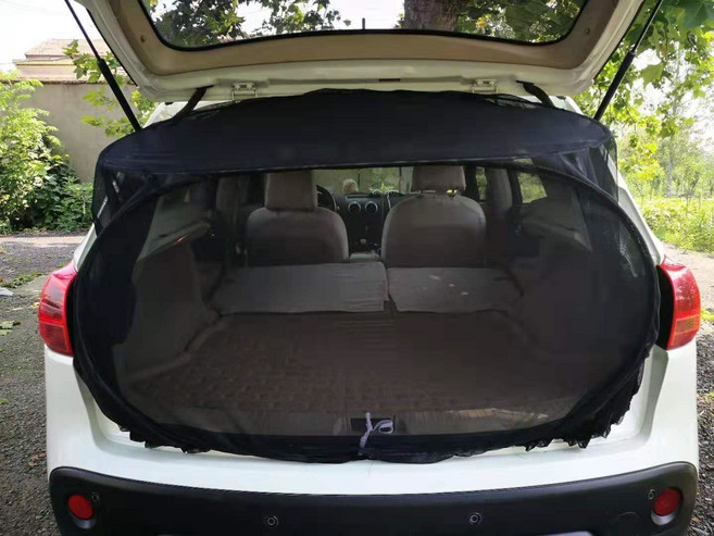 차박 텐트 차량용 리어 차량용 텐트 모기 방지 캠핑 확장 바베큐 SUV 휴대용-111020, 단일옵션, 옵션01