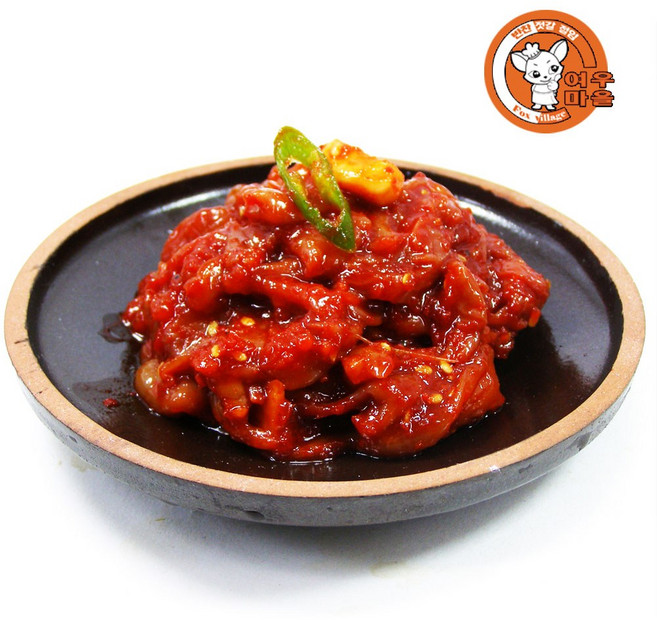 여우마을 웰빙 창란젓갈 500g 용기포장, 1개