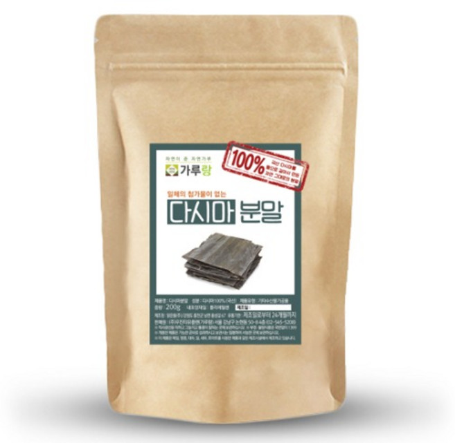 가루랑 % 국산 다시마분말 선식, 200g, 1개