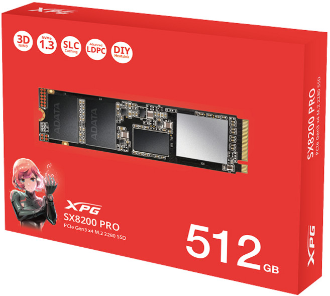 ADATA XPG SX8200 Pro M.2 NVMe 파인인포 (512GB)