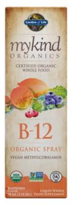 Garden of Life 가든오브라이프 마이카인드 오가닉스 비타민 B-12 라즈베리맛 58ml 스프레이 B12 영양제, Garden of Life 가든오브라이프 마이카인드 오, 1개 - 쿠팡