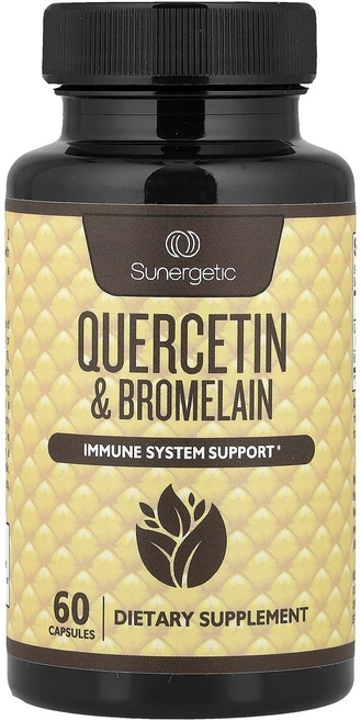 서너제틱 퀘르세틴 & 브로멜라인 60 캡슐, 60정, 6병 - 쿠팡