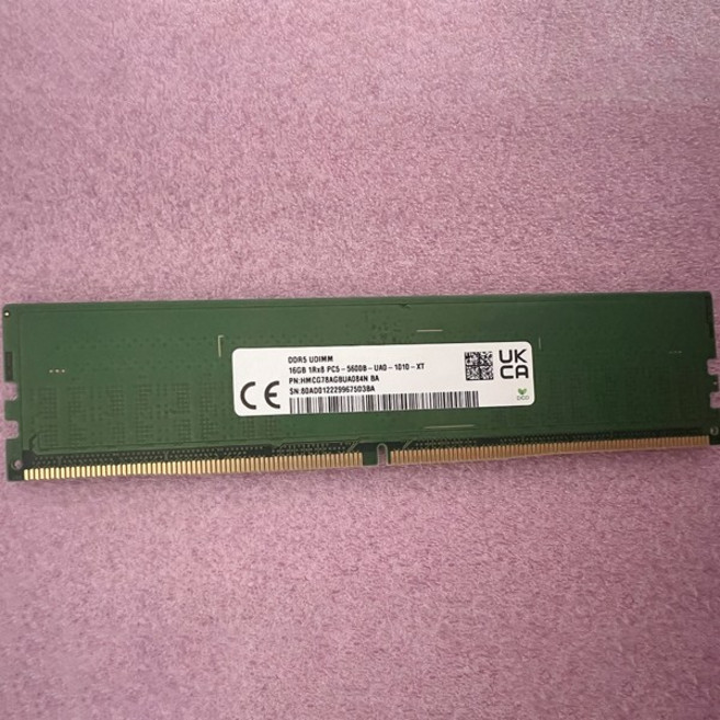SK 하이닉스 RAM 16G 1RX8 PC5 5600B DDR5 5600 데스크탑 메모리 HMCG78AGBUA084N 16GB 1, [01] 옵션1