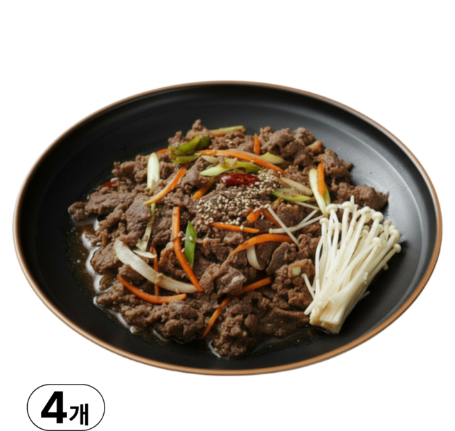 여향갈비 수제 소불고기, 700g, 4개