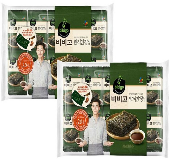 비비고 한식 간장김, 4g, 40개입