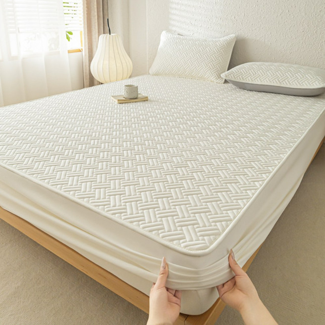 MIGA 항균 누빔 매트리스 커버 사계절 통기성 침대커버