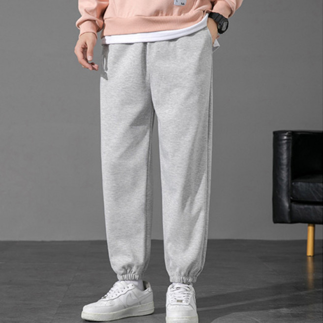 데일로엔 남자 트레이닝 조거팬츠 밴딩 스트링 츄리닝 운동 바지
