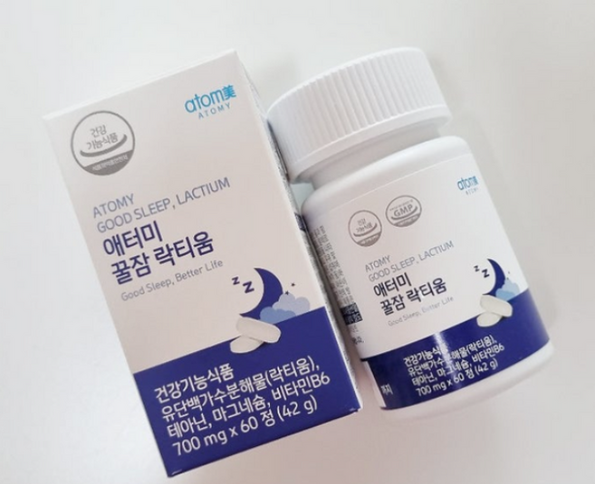 애터미 꿀잠 락티움 60정, 30회분, 1세트