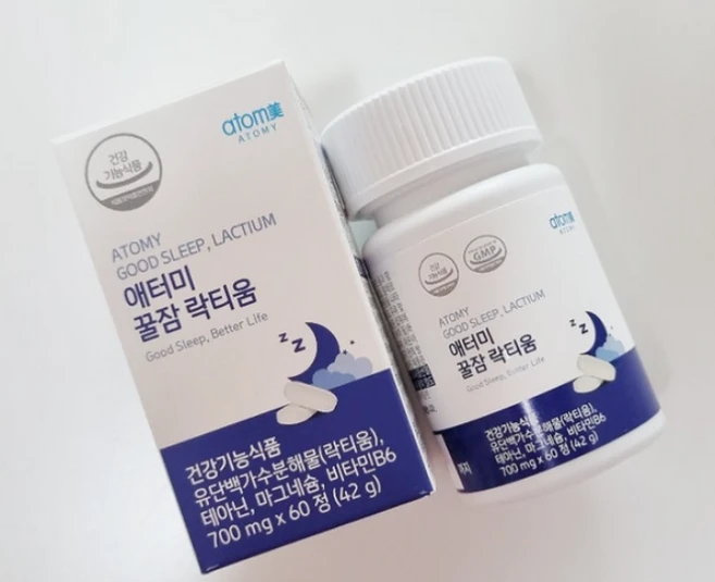 애터미 꿀잠 락티움 60정, 30회분, 1세트 - 쿠팡