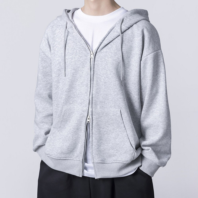 버닝몬스터 남녀공용 오버핏 투웨이 후드집업