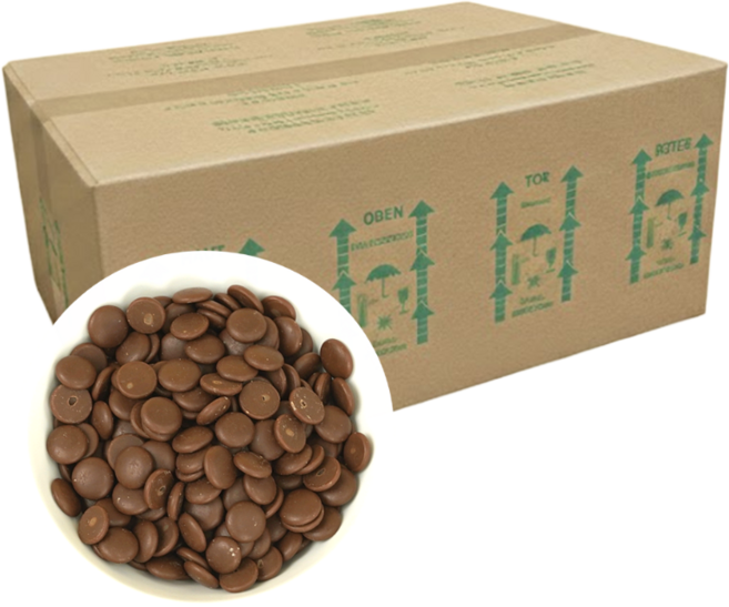 벨기에산 E.C.C 밀크커버춰 코팅초콜릿, 1개, 10kg