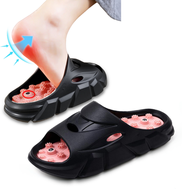 Sherrich 여성 지압슬리퍼 자석 다이어트 족저근막염 슬리퍼