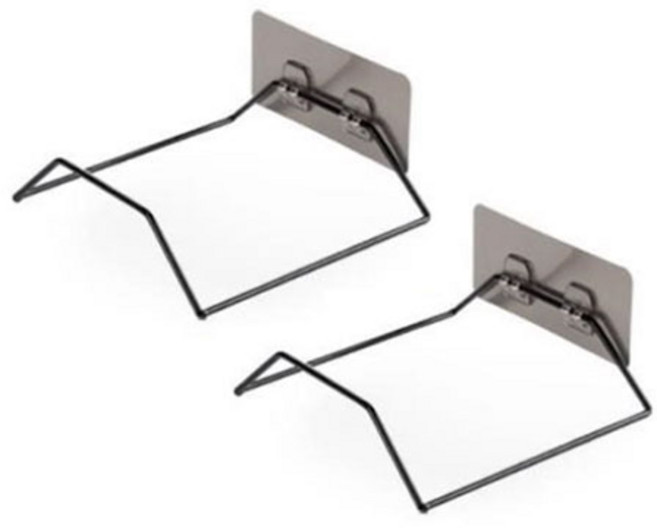 네이처안 튼튼 세숫대야 거치대, 블랙, 2개