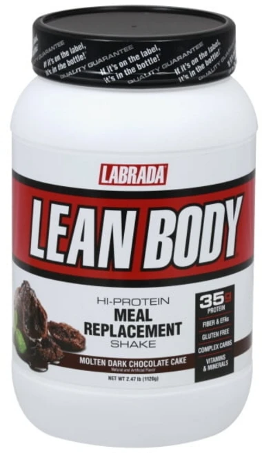 라브라다뉴트리션 린 바디 하이 프로틴 셰이크 단백질 보충제 초콜릿, 1개, 1.12kg - 쿠팡