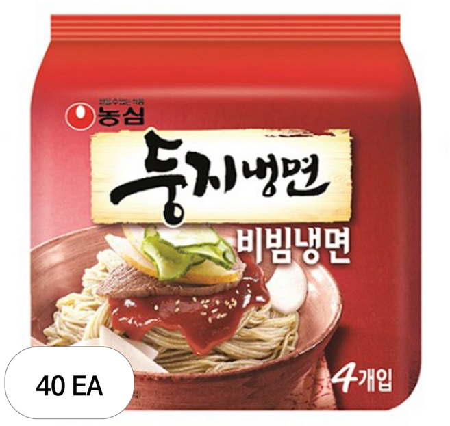 농심 둥지 비빔냉면, 40개