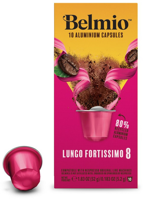벨미오 룽고 포르티시모 캡슐커피 네스프레소 호환캡슐, 5.2g, 1세트, 10개입