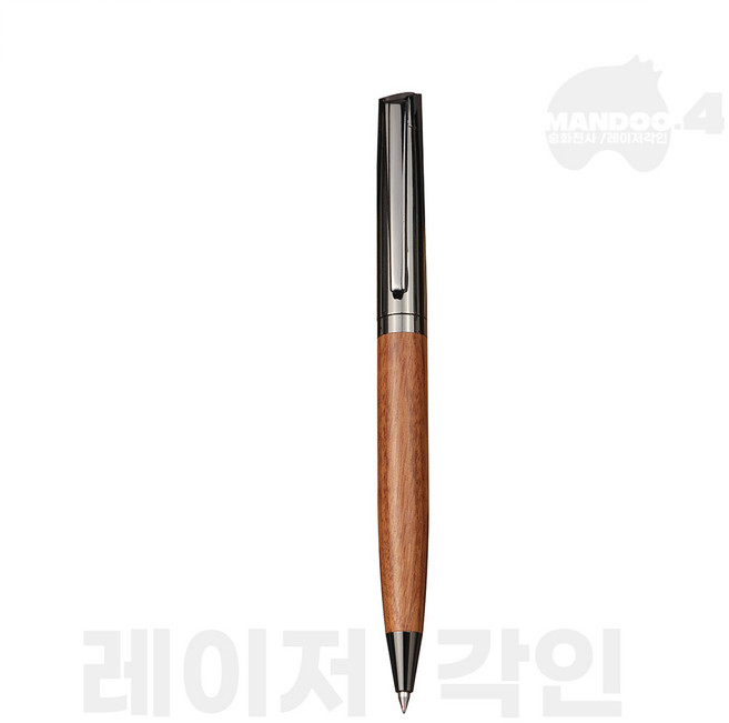 고급 비즈니스 대나무 볼펜 + 수성펜 + 우드케이스 세트, [각인출고] 로즈우드, 1세트