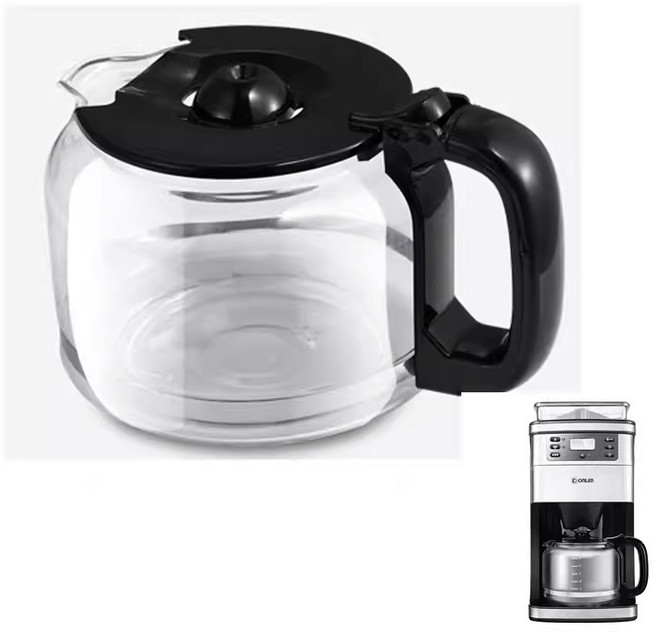 북경삼촌 호환용 Donlim DL-KF4266 DL-KF800 DL-900H DL-CM08 커피 메이커 유리 주전자 예비 부품 액세서리, 02 DL-KF800, [02] DL-KF800, 한개옵션1