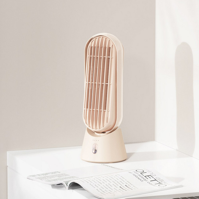 소싱 탁상용선풍기 무선선풍기 USB 캠핑 미니 써큘레이터 휴대용 BLDC 데스크팬, 소싱 타워 프로 탁상용 선풍기 / 아이보리