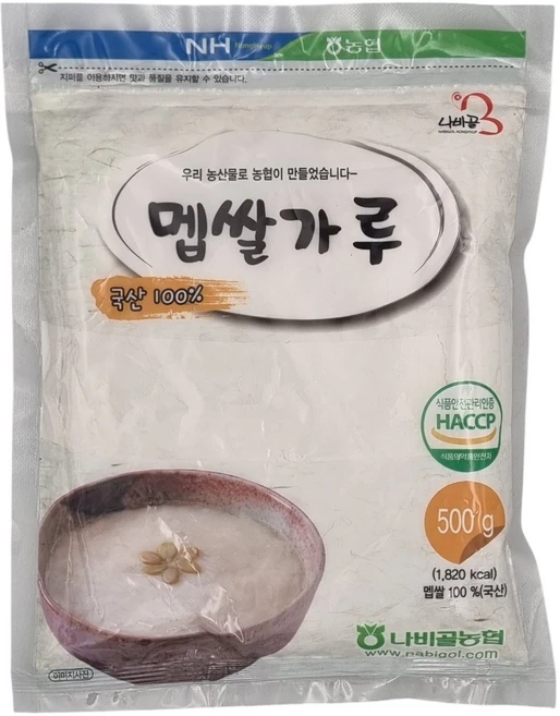 [농협] 함평 나비골농협 국산 멥쌀가루, 500g, 1개 - 쿠팡