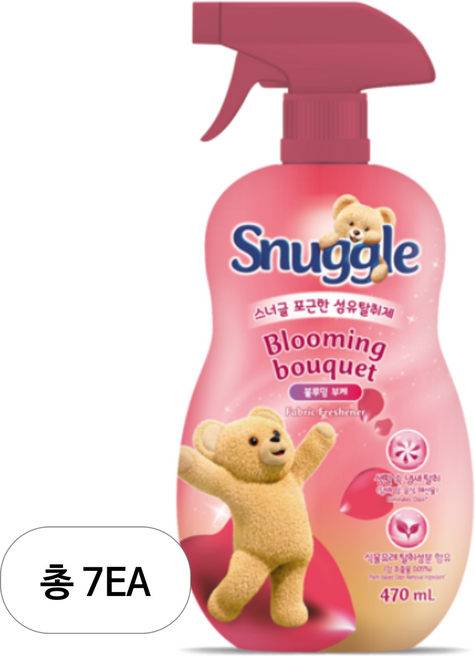 스너글 포근한 섬유 탈취제, 470ml, 7개