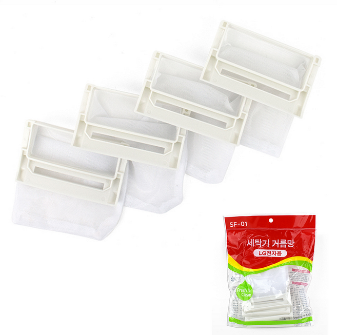해피J보따리 국내산 LG 세탁기 거름망 4입, 1세트