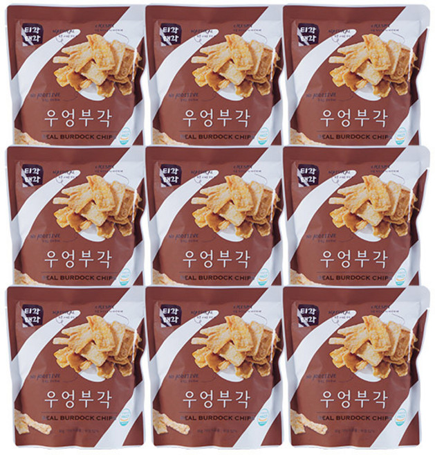 티각태각 우엉부각, 9개, 30g