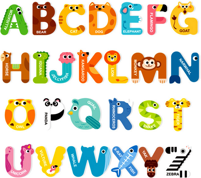 푸르베베 자석 유아 첫 퍼즐, 1개, 알파벳 대문자, 26피스