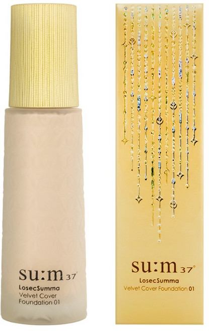 숨37도 로시크숨마 벨벳 커버 파운데이션, 01호, 1개