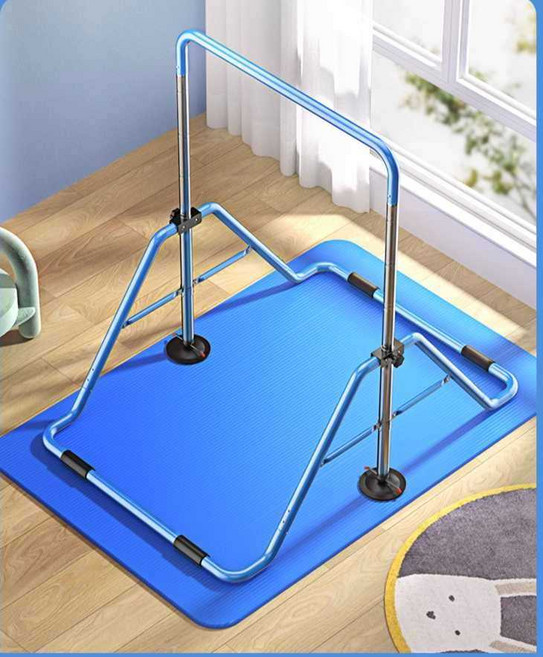 어린이 철봉 어린이집 체육 교육 키즈카페 턱걸이, 베이직 핑크 (높이 85cm-130cm )