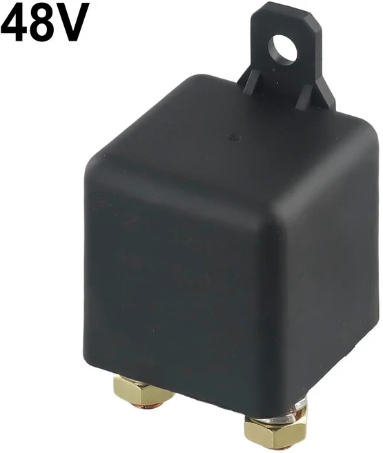 200A AMP 헤비듀티 자동차 릴레이 SPST 5핀 시동용 DC 12V 접점 정격 및 단자 포함), 01 12V, 01 빠른  Mainland