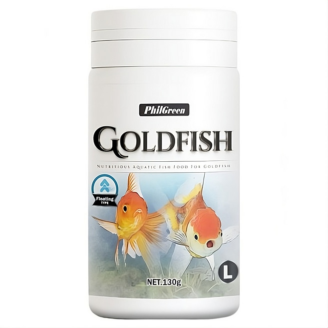 필그린 부상성 금붕어 사료 L, 130g, 1개