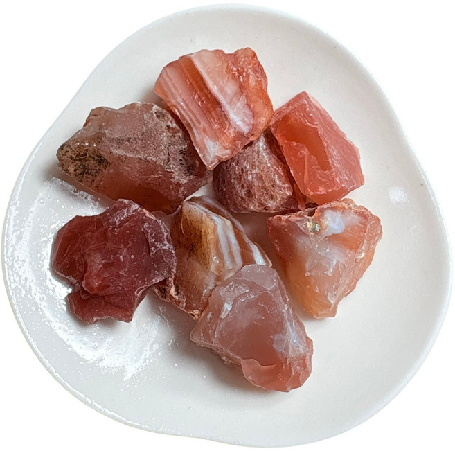 紅瑪瑙原石~100g/單位, 紅瑪瑙原石 約2-3cm