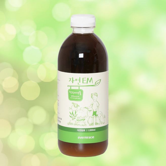 [힐링라이프] EM 활성액 1리터 이엠 발효액 용액, 1개