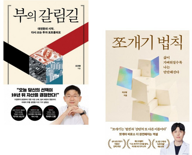 (오건영) 부의 갈림길 + (허규형) 쪼개기 법칙 (전2권)