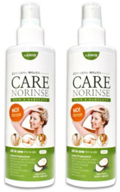 하나로케어 250mlx2개 [바디베스 헤어샴푸겸용]물없이사용하는제품, 2개, 250ml - 쿠팡