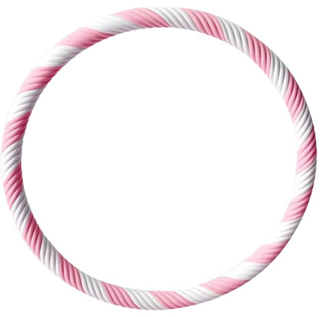 두꺼운 훌라후프 다이어트 지압 실내 초보용 무거운 성인, 2~2.5kg 분홍색 흰색 (착불비동의), 1개, 1g