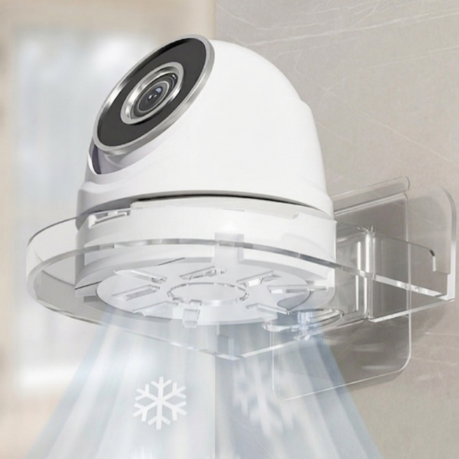 맥시브이 무타공 씨씨티비 거치대 홈캠 홈 카메라, 1개, CLEAR 투명