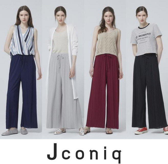 제이코닉플리츠밴딩팬츠 제이코닉 SUMMER 플리츠 밴딩팬츠4종