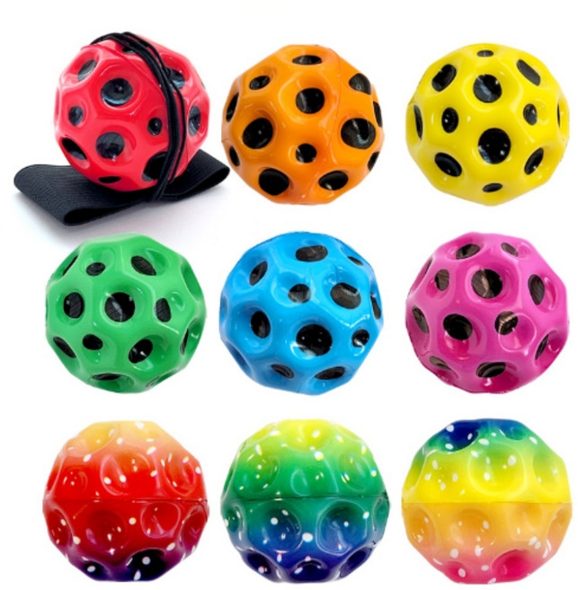 잘튀는 손목 바운드볼 스트레스해소 놀이 운동 반동 야외, 1개, 상세페이지 참조