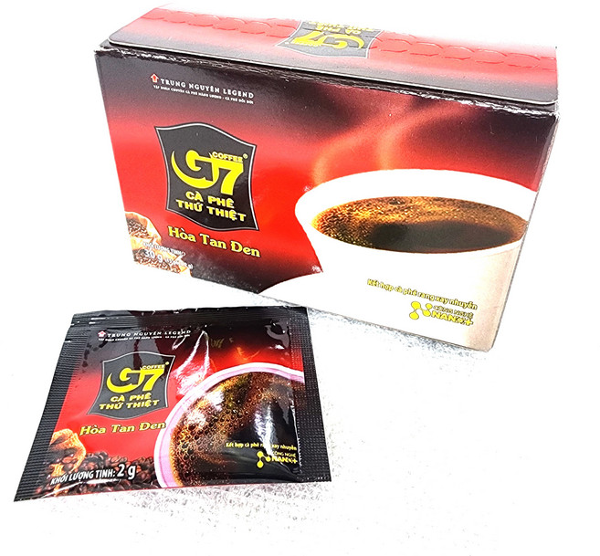 베트남 G7커피 아메리카노 인스턴트 블랙커피, 2g, 15개입, 1박스