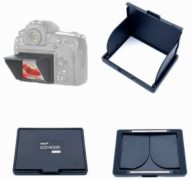 A7M3 A7R4 A7S3 A7R3 A9 RX100M6 RX100M5 RX100M4용 자석식 3.2인치 LCD 보호기 팝업 선쉐이드 후드 커버 가드