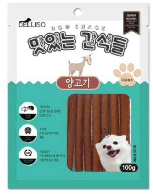 델리소 져키 강아지간식 110g, 2개, 혼합간식