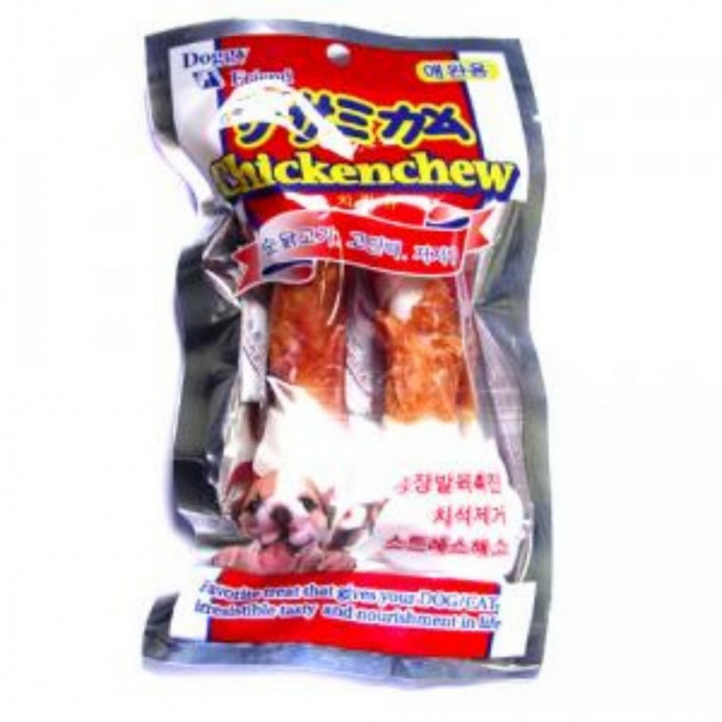 ONUL 받아보는 애완용 도기프랜드 치킨츄 7.5인치 Doggy Friend chickenchew, 1개, 순닭고기